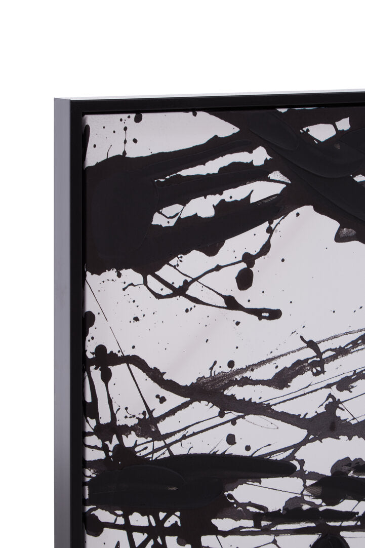 Astratto Black and White Wall Art - Macro