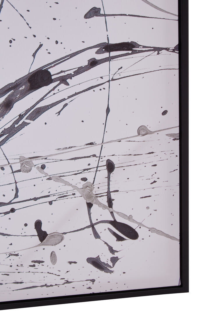 Astratto Black and White Wall Art - Macro