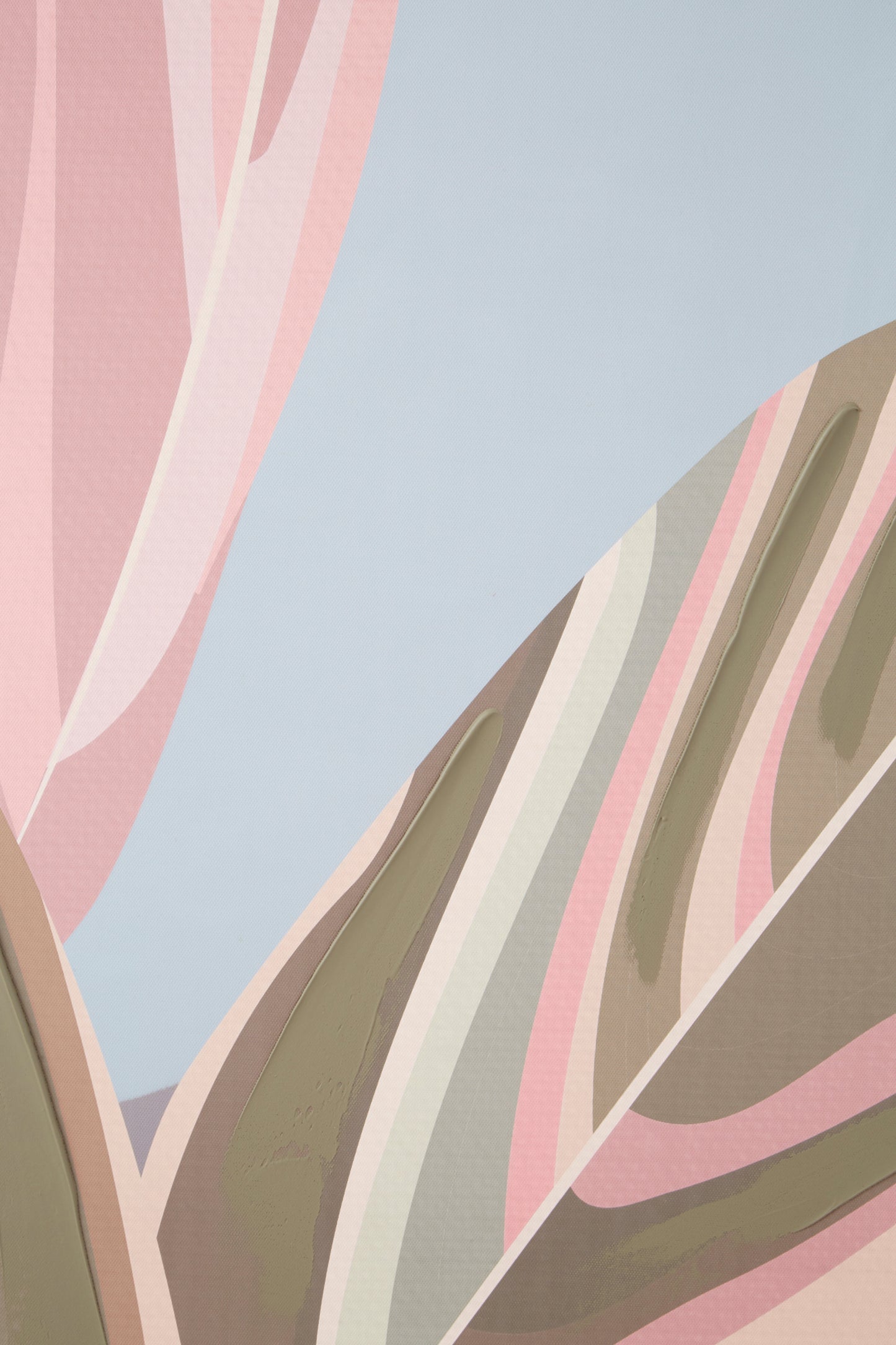 Astratto Canvas Multileafs Wall Art