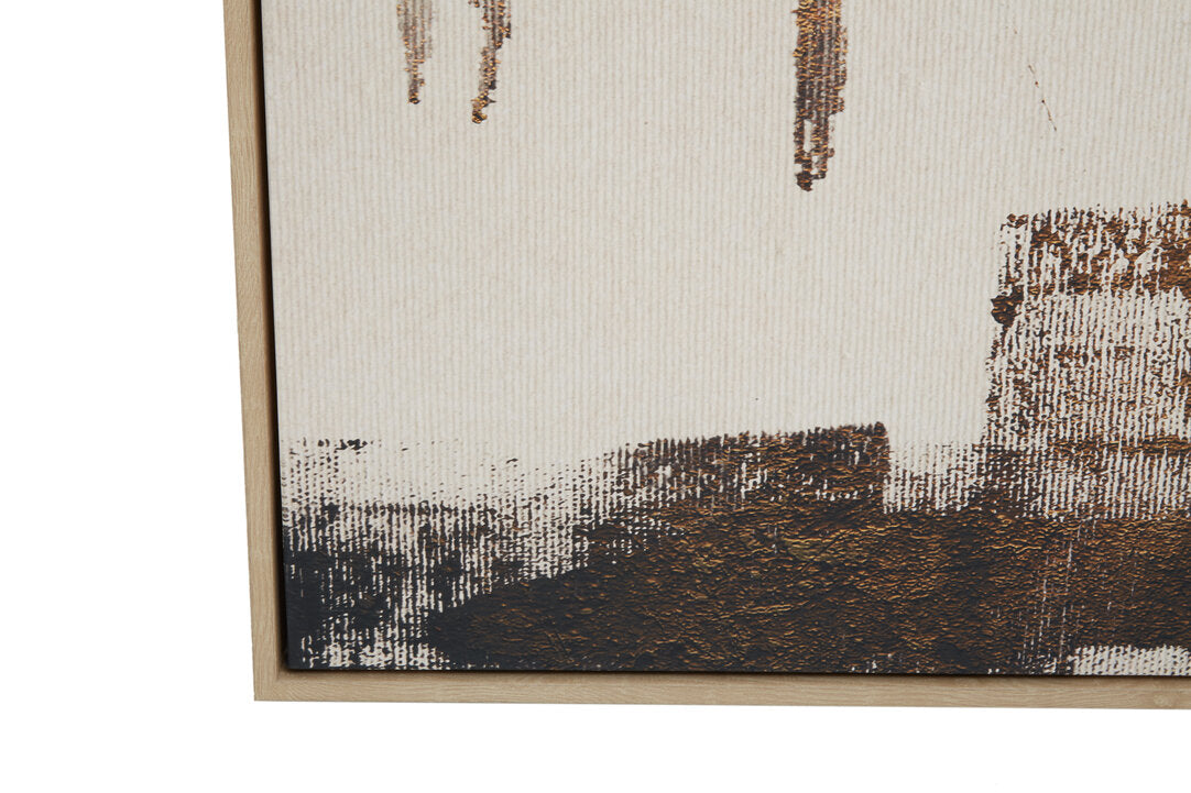 Astratto Abstract Gold Foil Wall Art - Macro