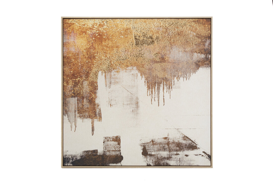 Astratto Abstract Gold Foil Wall Art - Main