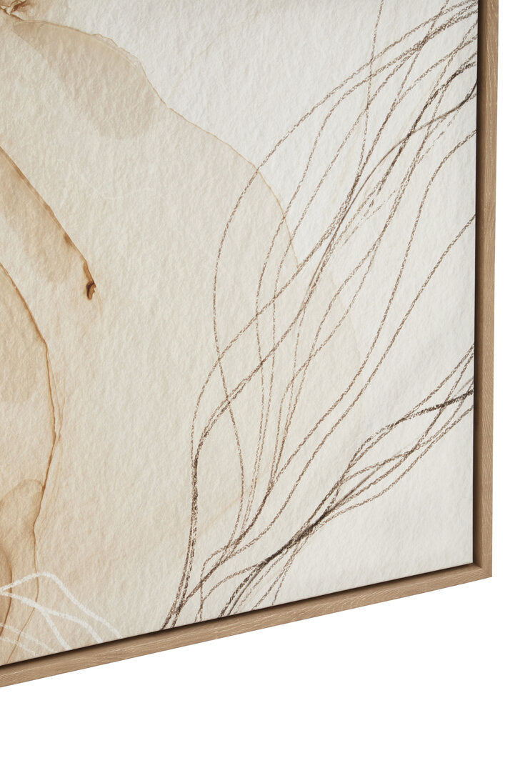 Astratto Set of Two Natural Abstract Wall Art - Macro
