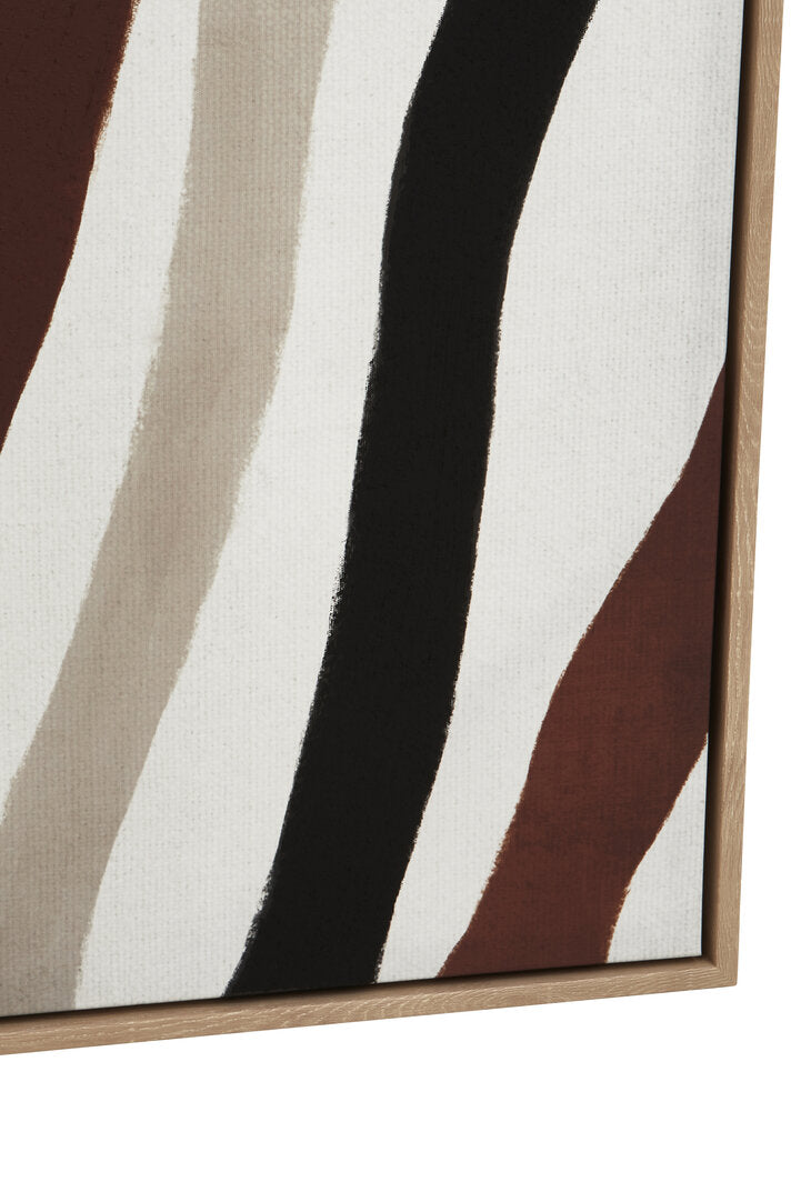 Astratto Set Of Two Multi Coloured Abstract Wall Art - Macro
