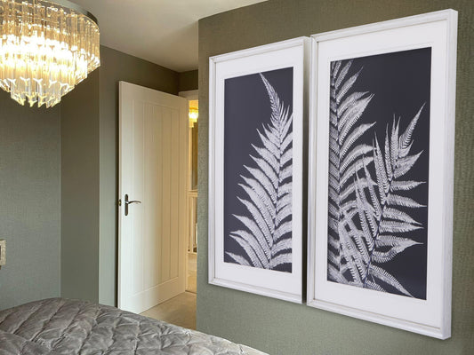 Nason Set Of Two Leaf Print Wall Art