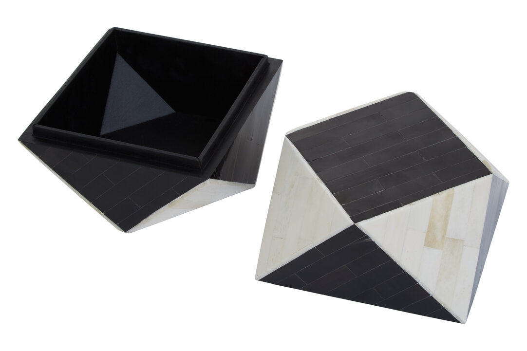 Donato Black and White Small Trinket Box - Additional