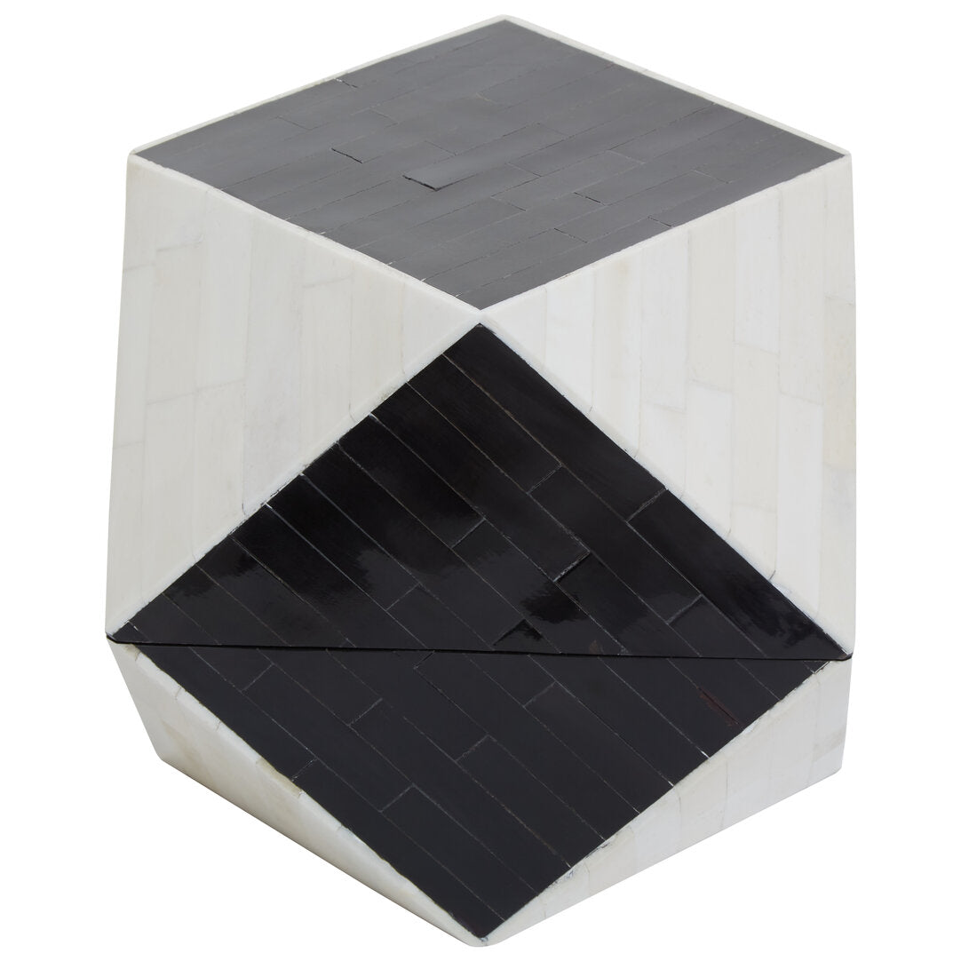 Donato Black and White Large Trinket Box - Additional