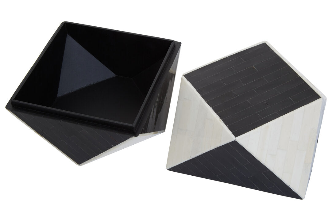 Donato Black and White Large Trinket Box - Additional