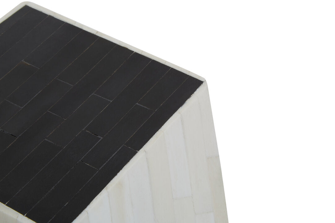 Donato Black and White Large Trinket Box - Macro