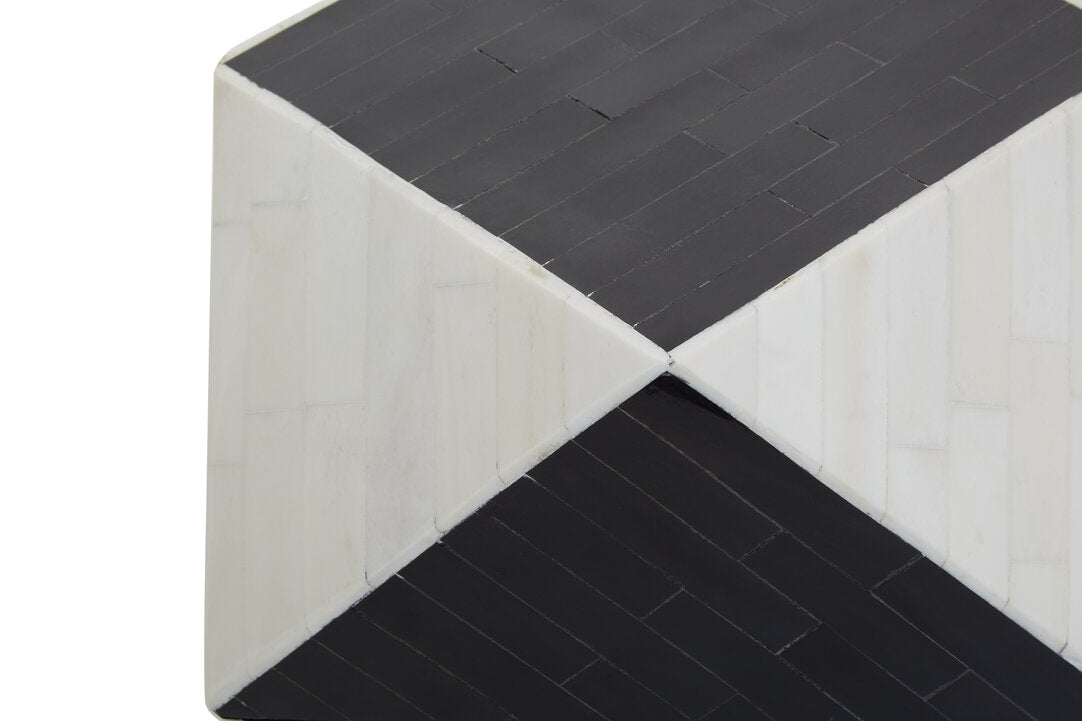 Donato Black and White Large Trinket Box - Macro