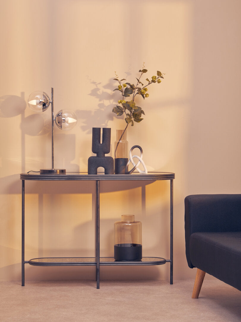 Broc Ombre Black and White Knot Sculpture - Lifestyle