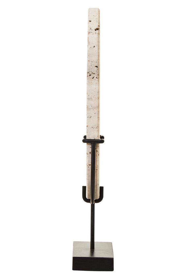 Tibor Travertine Large Sculpture - Additional