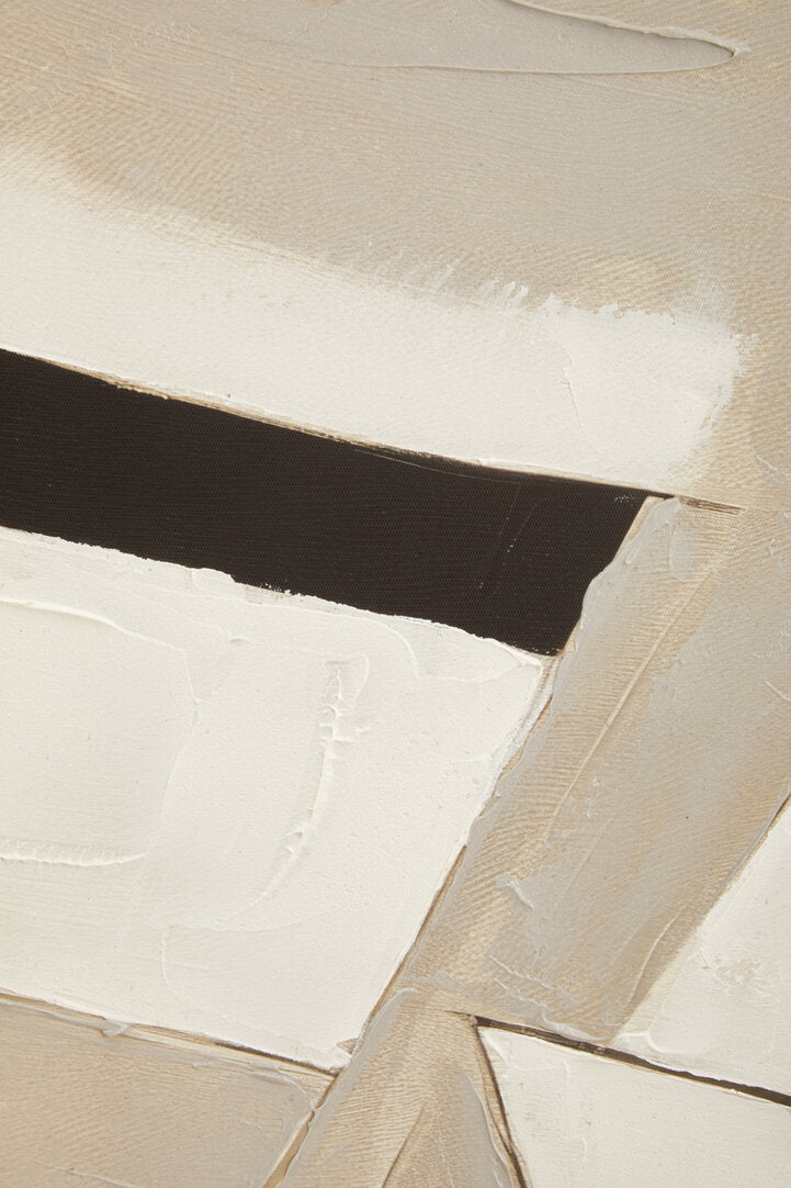Astratto Monochrome Abstract Textured Wall Art - Macro