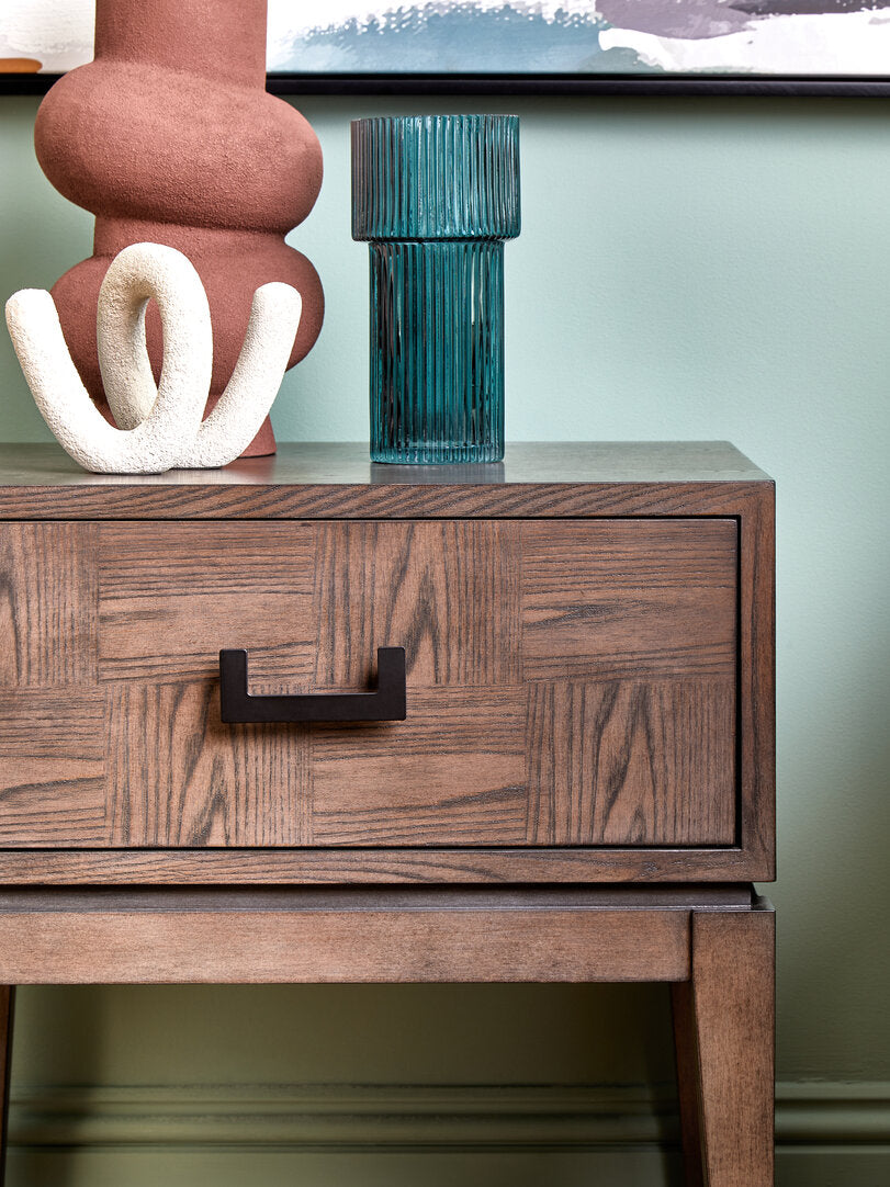 Dunas Small Textured White Loop Sculpture - Lifestyle