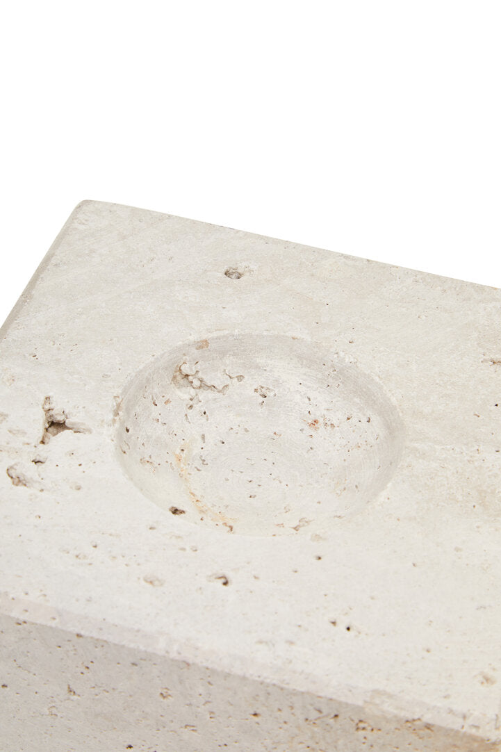 Tibor Travertine Sculpture - Macro