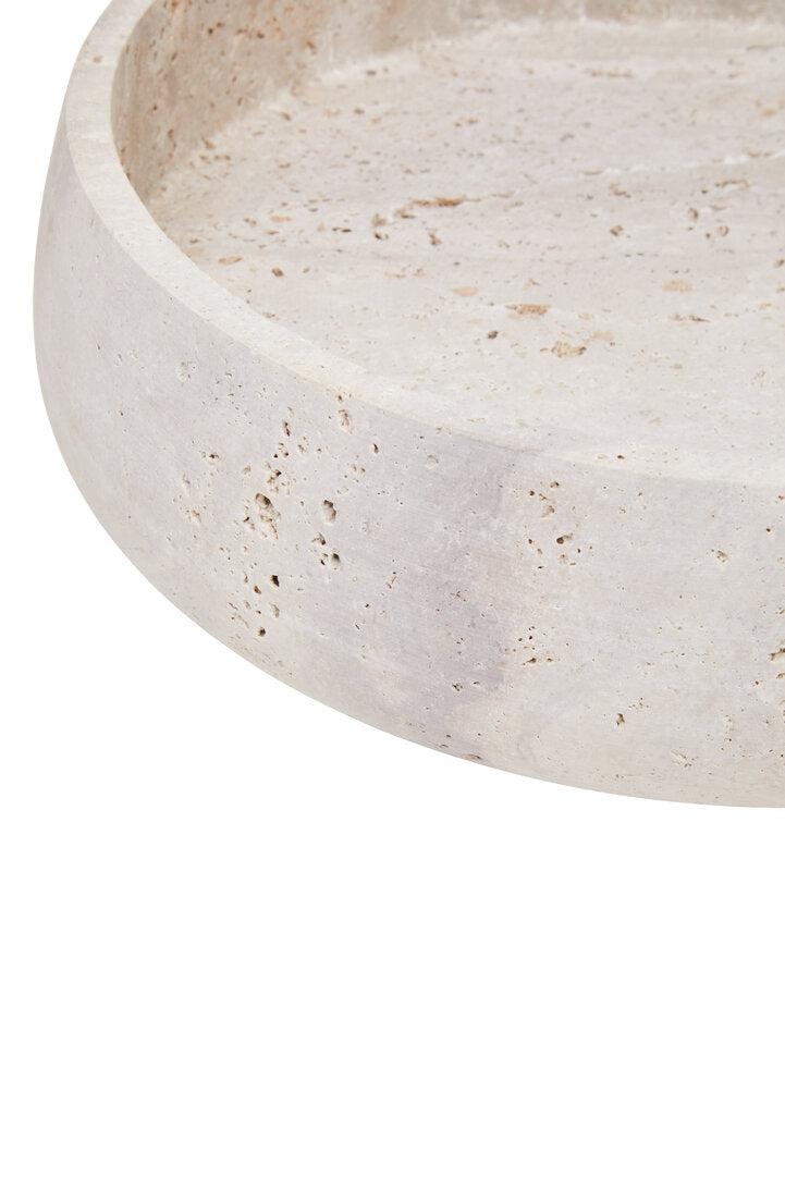 Tibor Travertine Bowl - Macro