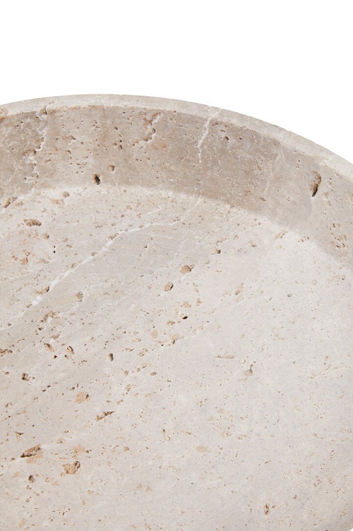 Tibor Travertine Bowl - Macro