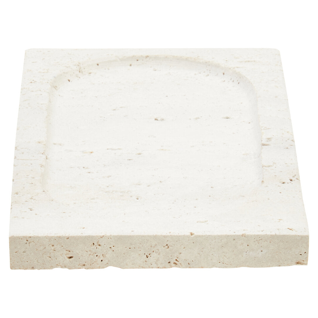 Tibor Travertine Rectangular Decorative Tray - Additional