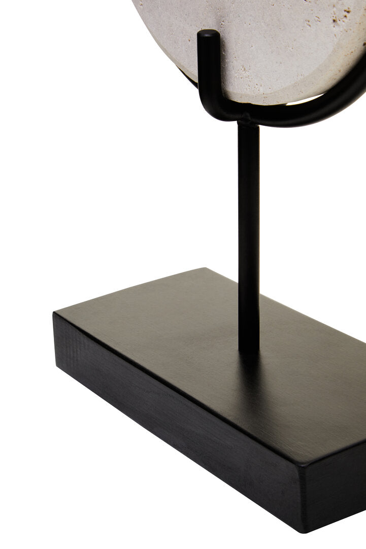 Tibor Travertine Large Sculpture - Macro