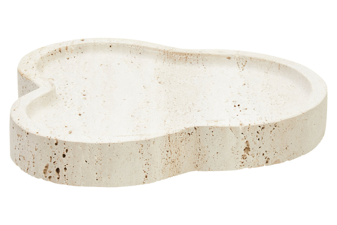 Tibor Travertine Irregular Tray - Main