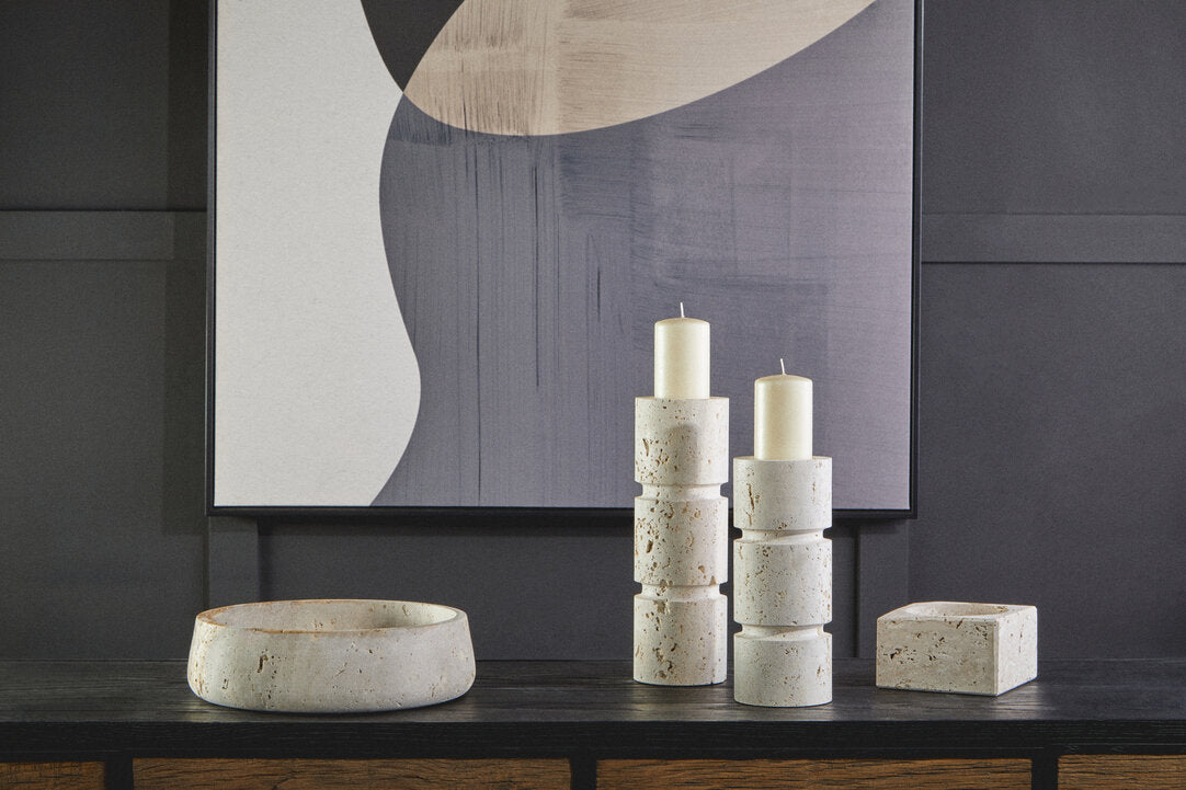 Tibor Travertine Bowl