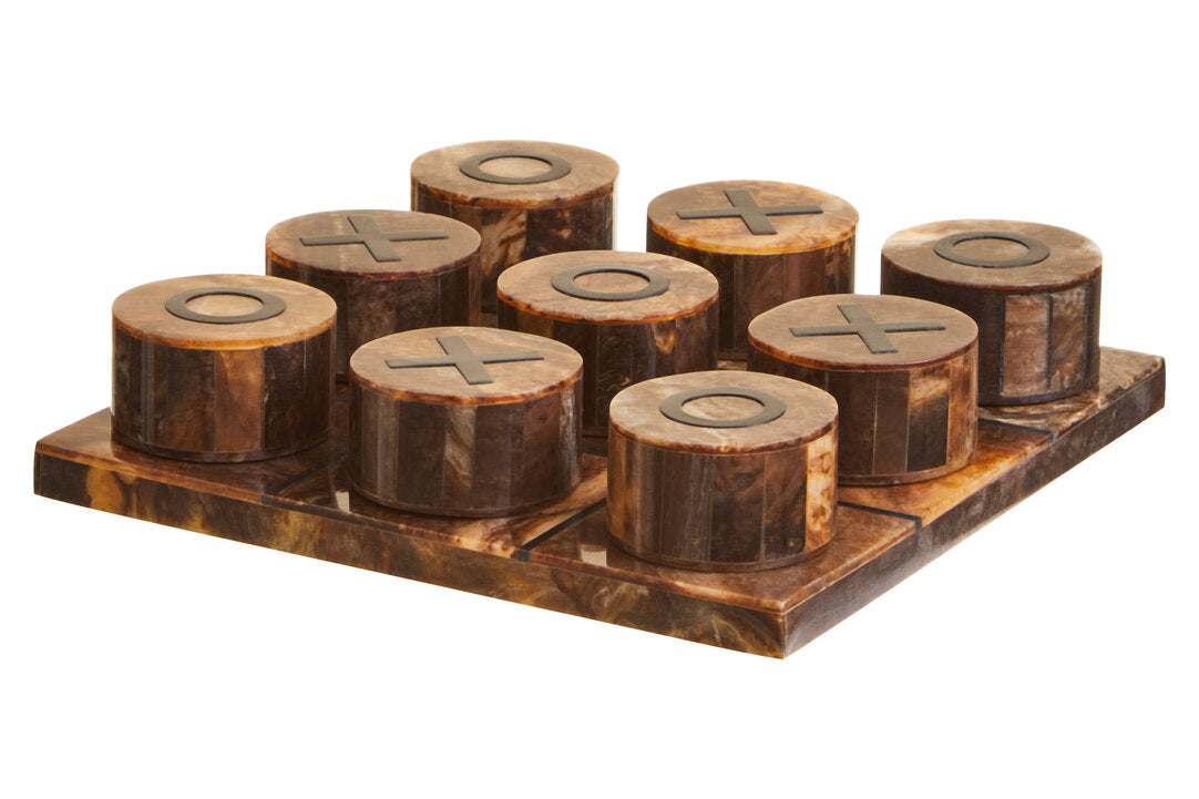 Churchill Games Brown and Black Finish Noughts And Crosses - Additional
