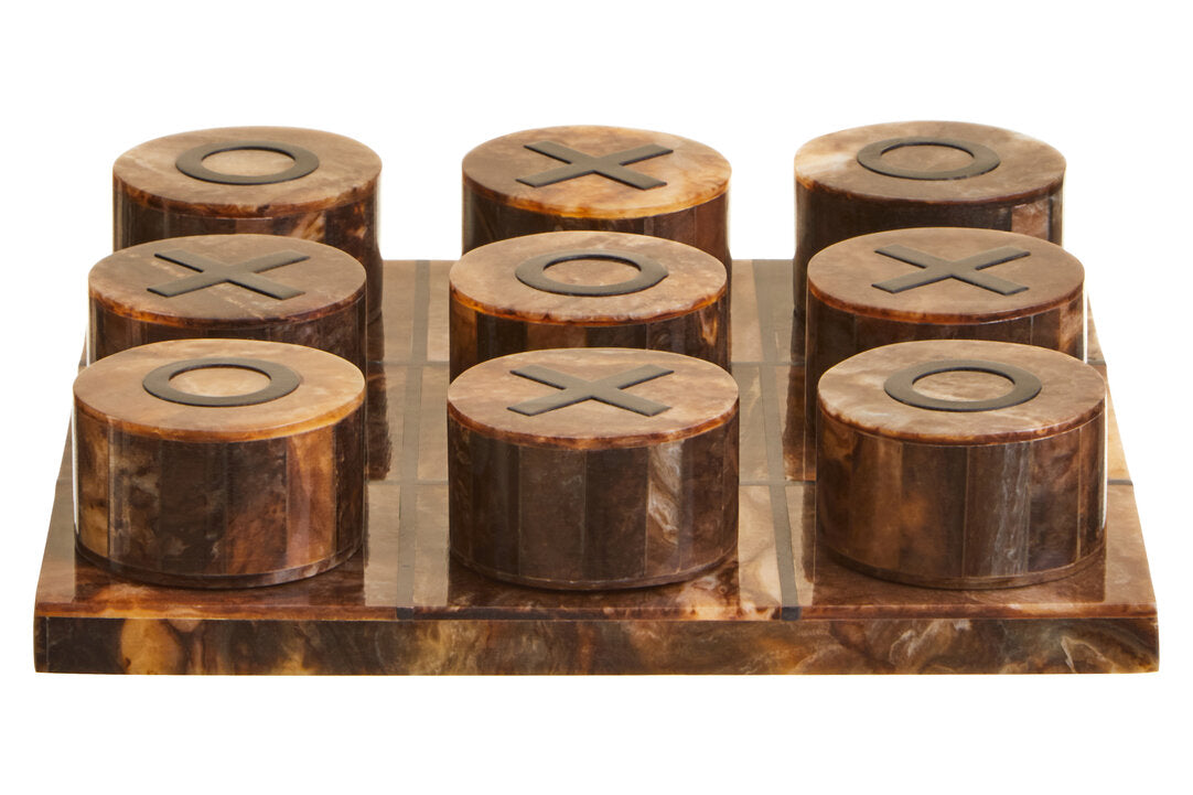 Churchill Games Brown and Black Finish Noughts And Crosses - Main