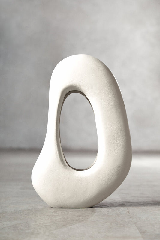 Hapax Abstract Cream Sculpture - Lifestyle