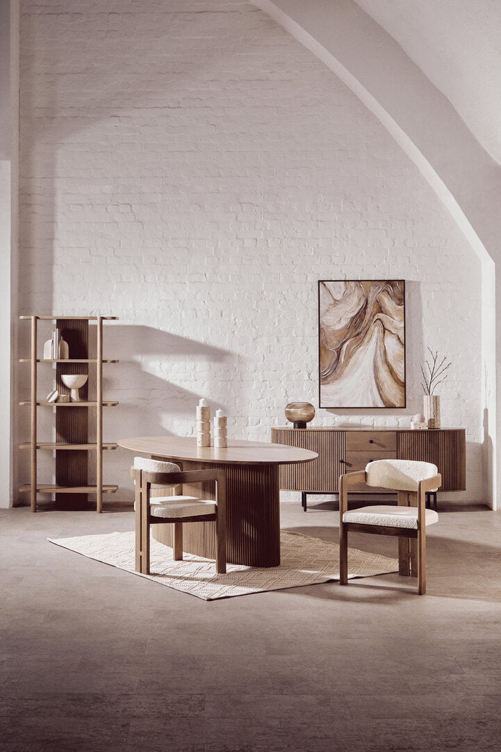 Tibor Travertine Sculpture - Lifestyle