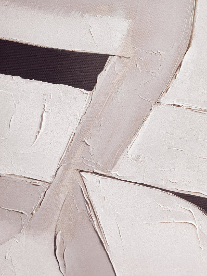 Astratto Monochrome Abstract Textured Wall Art - Lifestyle