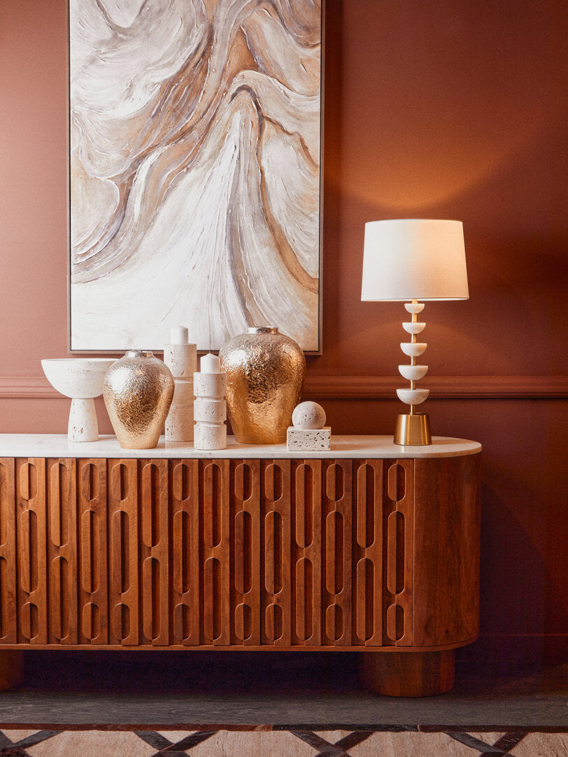 Tibor Travertine Sculpture