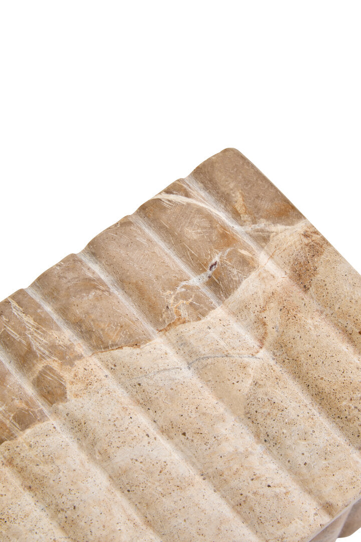 Santino Rectangular Chocolate Marble Box - Macro