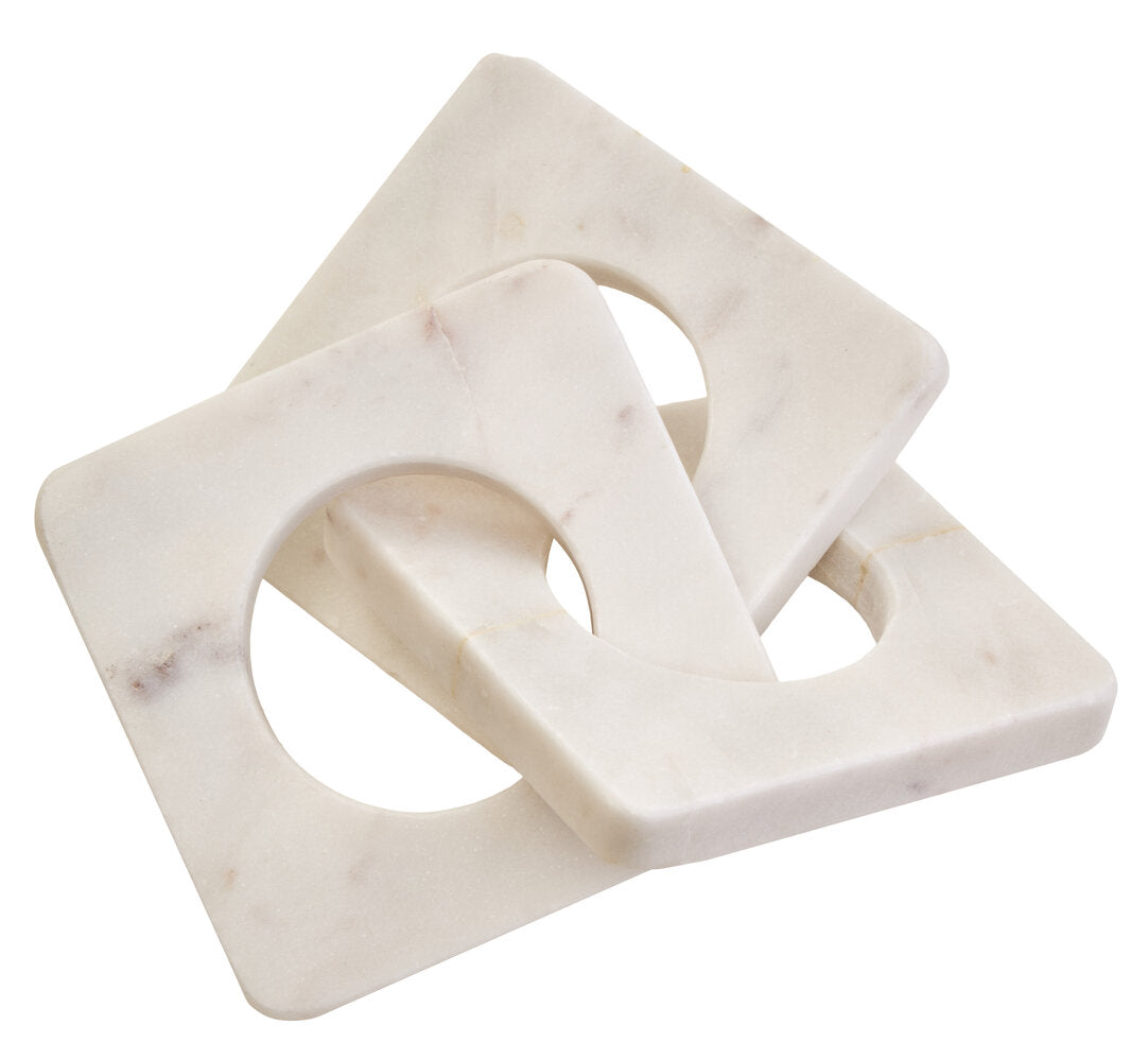 Nason White Marble Three Link Chain - Additional