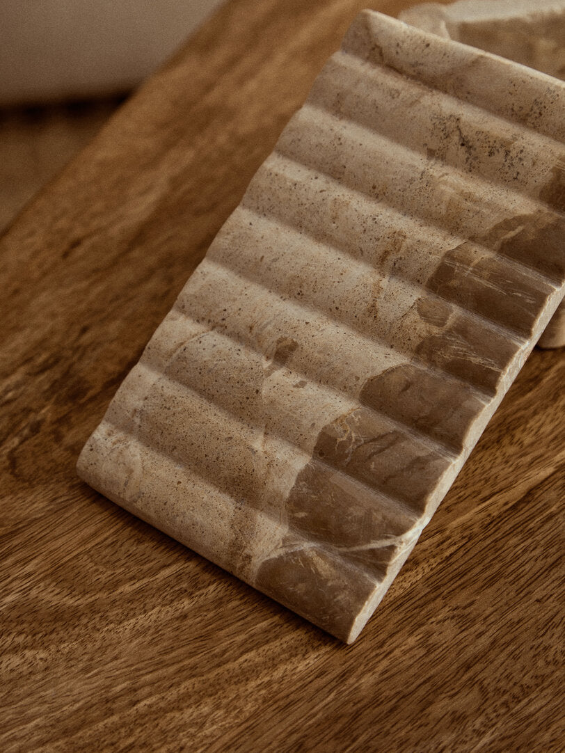 Santino Rectangular Chocolate Marble Box - Lifestyle