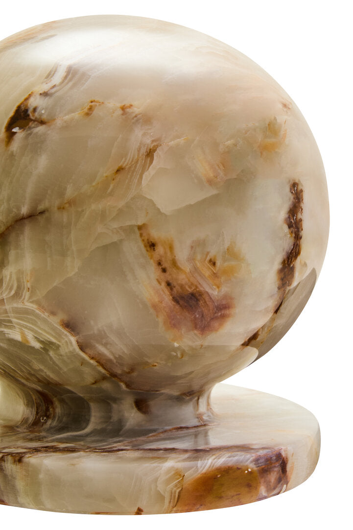Oleena Onyx Ball Sculpture - Macro