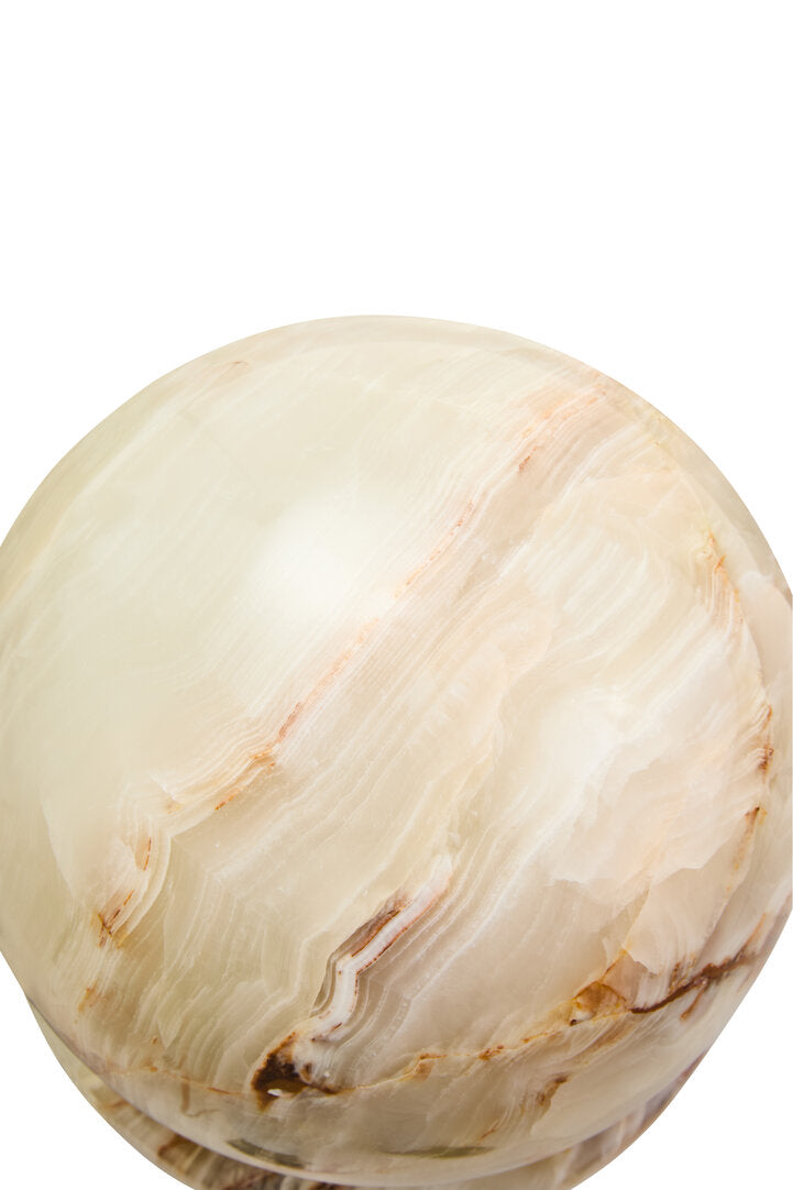 Oleena Onyx Ball Sculpture - Macro