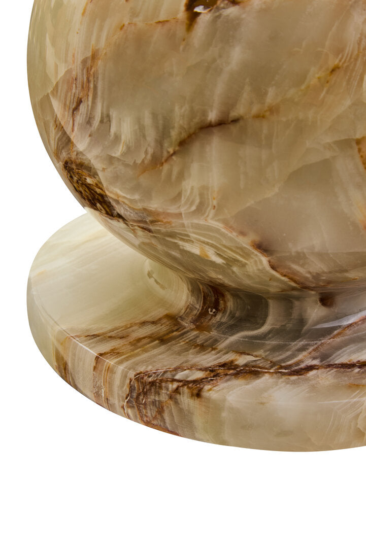 Oleena Onyx Ball Sculpture - Macro