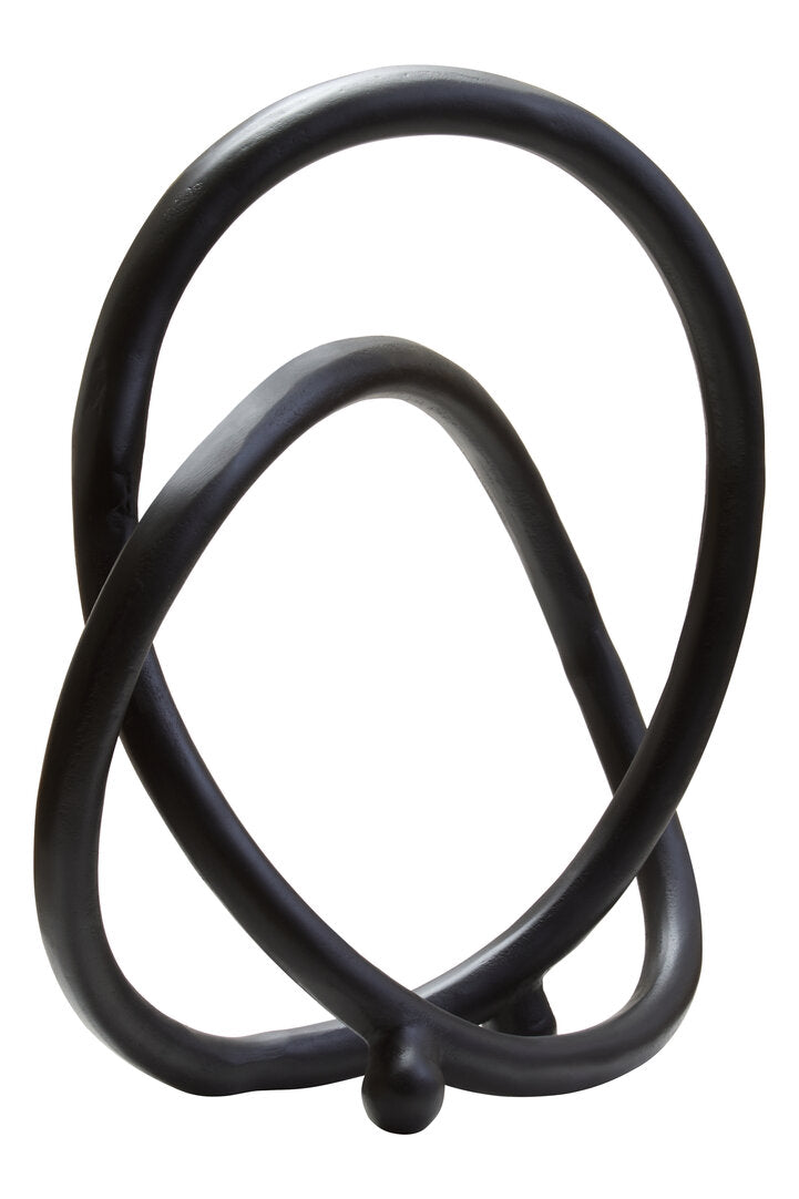 Prato Matte Black Nickel Finish Twist Sculpture - Additional