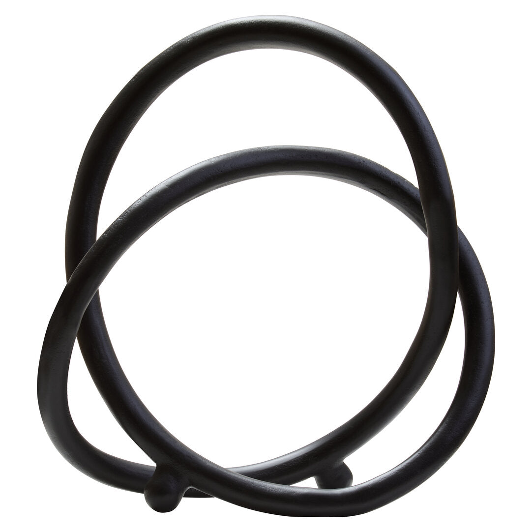 Prato Matte Black Nickel Finish Twist Sculpture - Additional