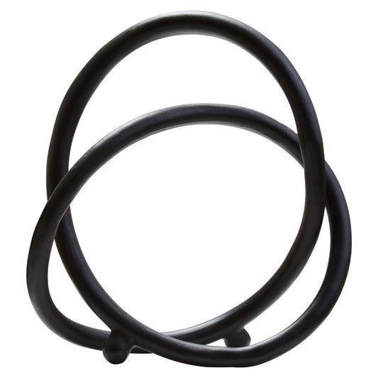 Prato Matte Black Nickel Finish Twist Sculpture - Additional