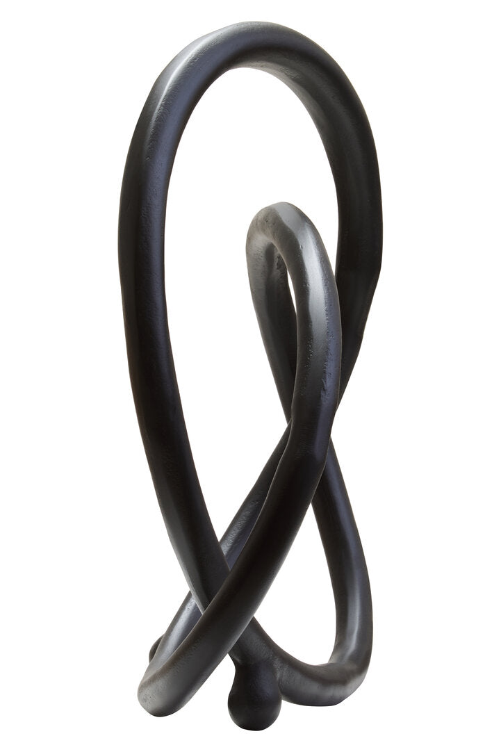 Prato Matte Black Nickel Finish Twist Sculpture - Additional