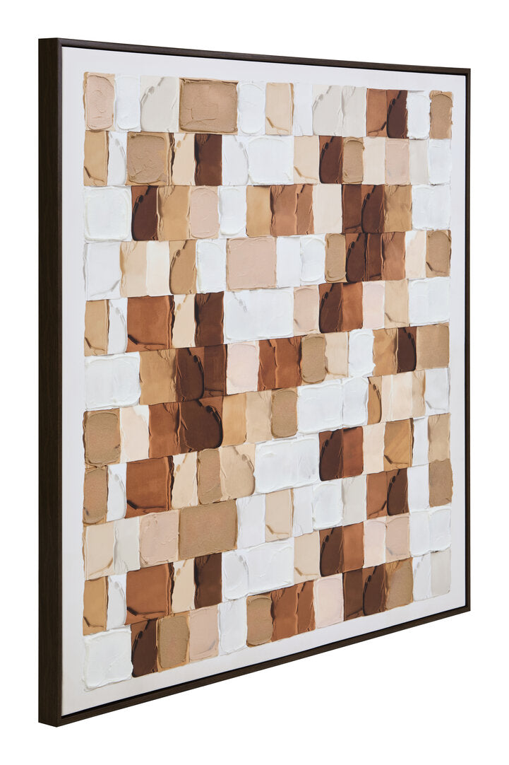 Astratto Textured Wall Art in Neutral Tones - Additional
