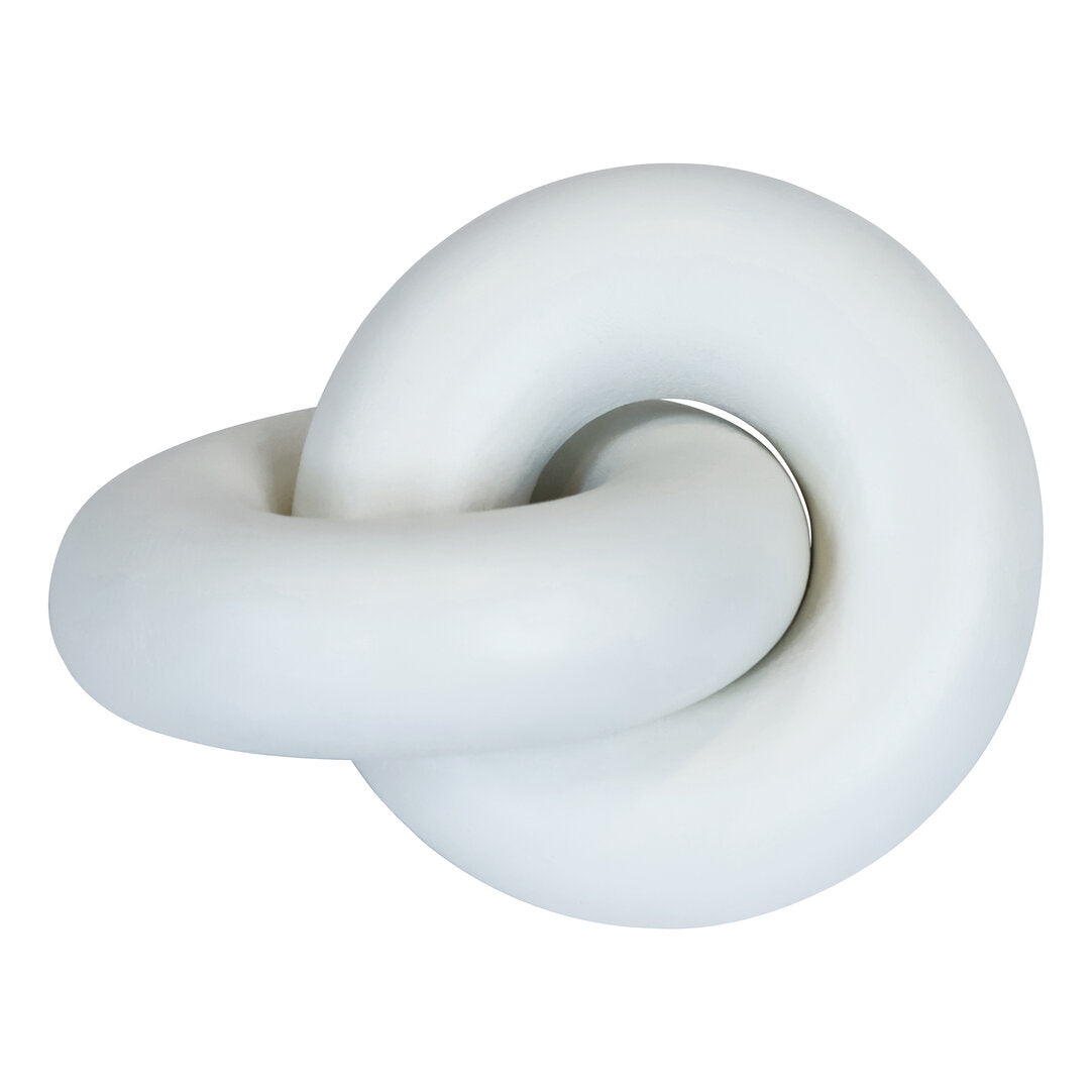 Cato White Wood Small Knot Decor - Additional