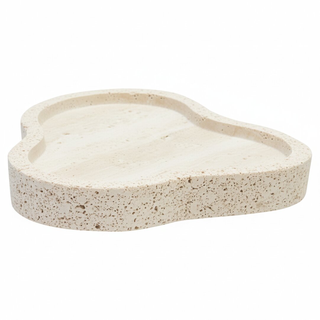 Tibor Travertine Irregular Tray - Main