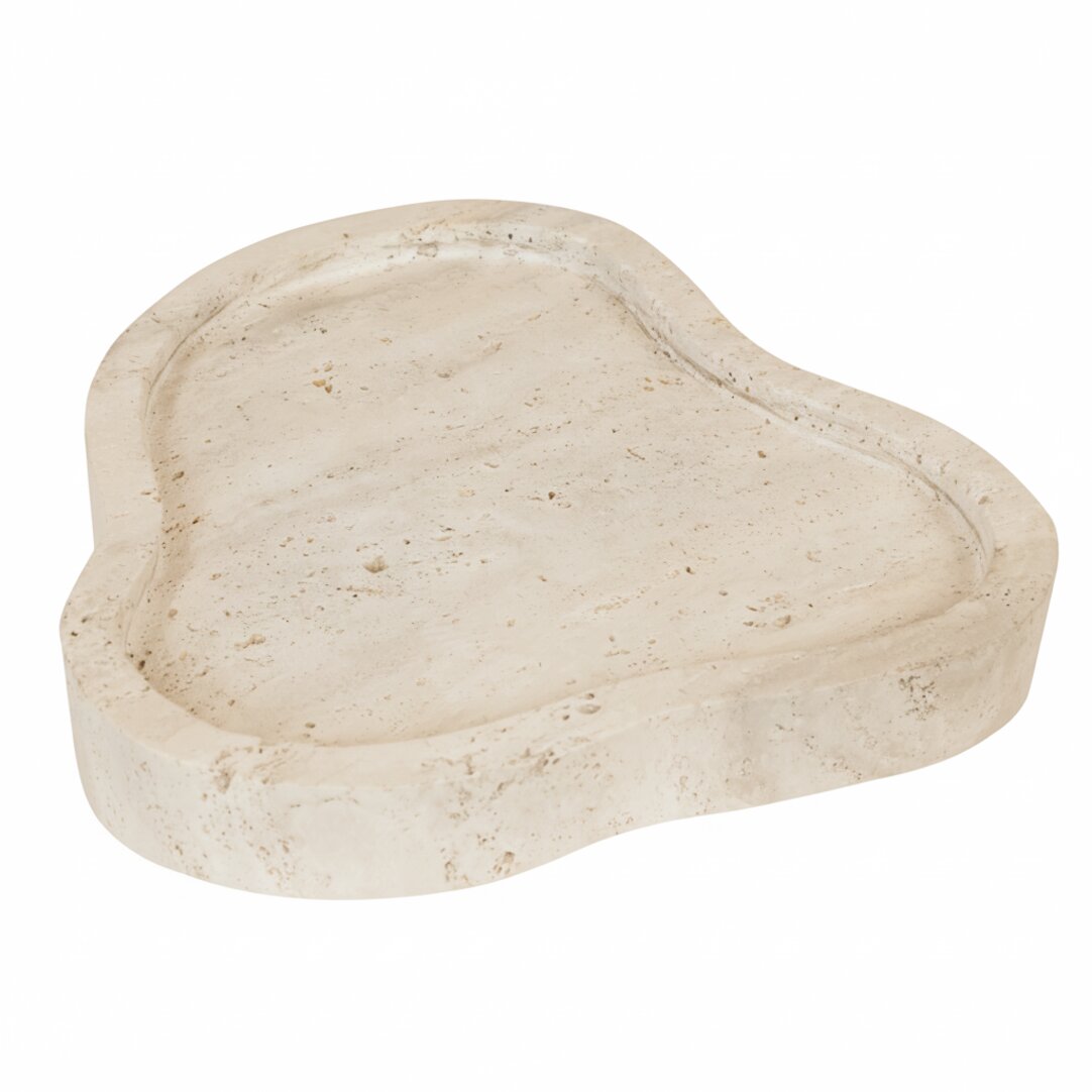 Tibor Travertine Irregular Tray - Additional