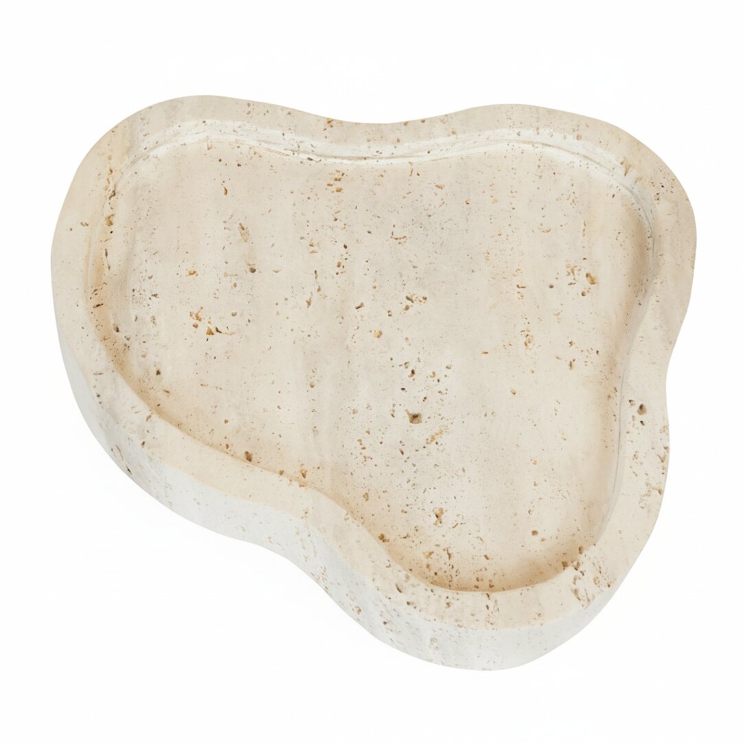 Tibor Travertine Irregular Tray - Additional