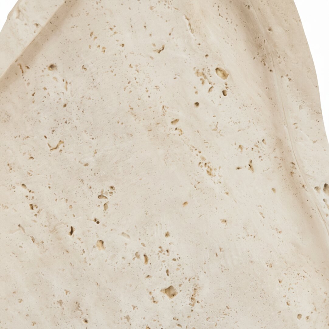 Tibor Travertine Irregular Tray