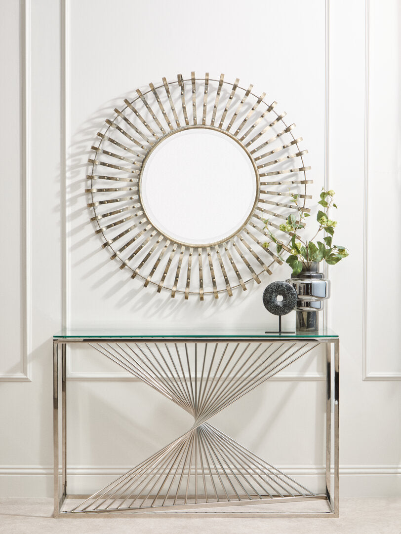 Salmo Small Black Marble Round Dia 20cm Disc Sculpture - Lifestyle