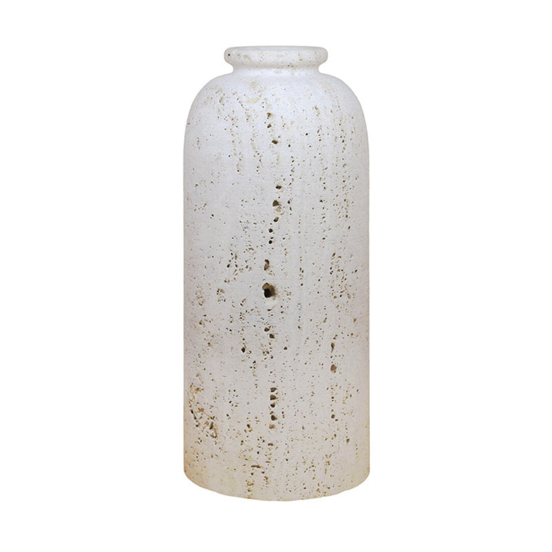 Tibor Travertine Tall Vase