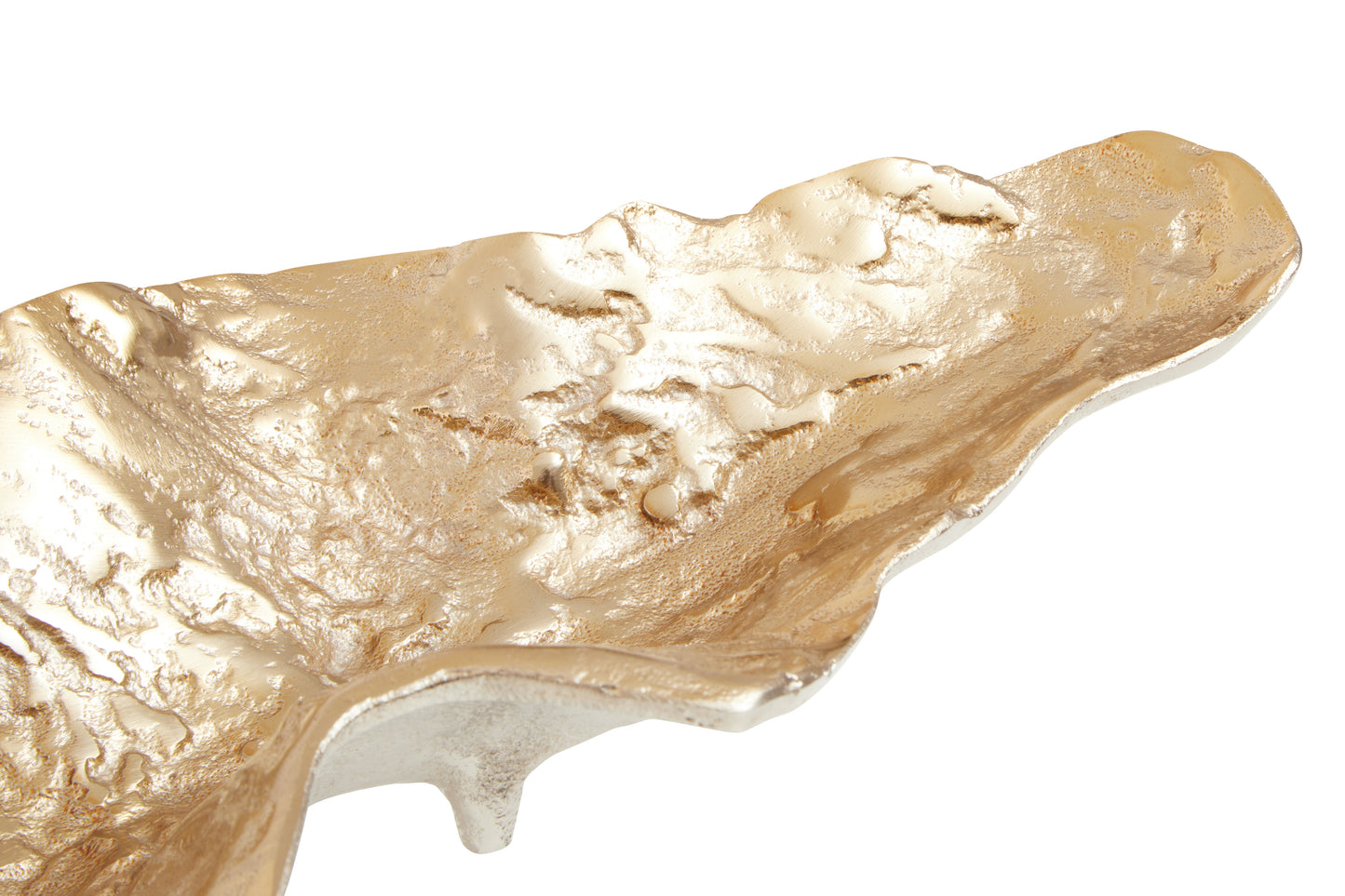 Dion Ombre Silver and Gold Finish Dish