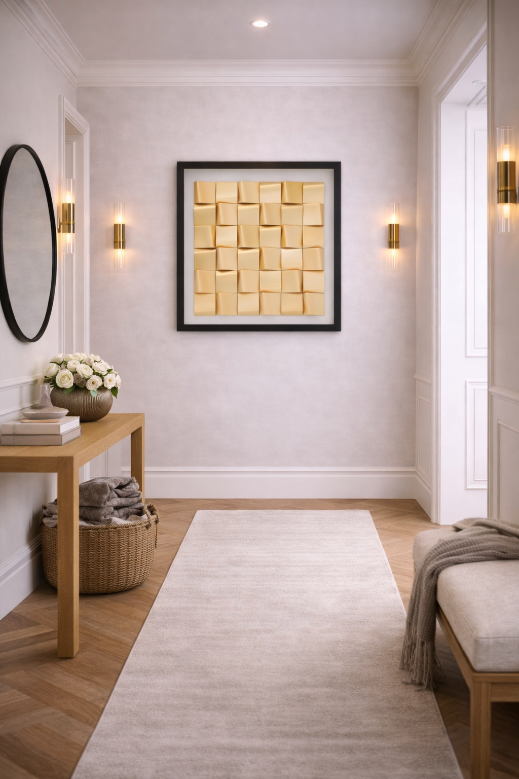 Nason Gold Carving Wall Art